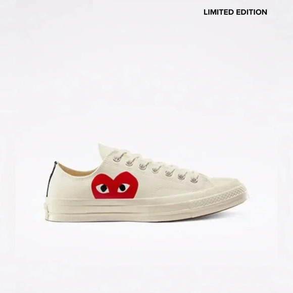 Converse Shoes - Converse x PLAY Comme des Garçons Chuck 70 Size Women’s 7.5